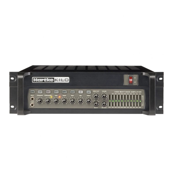 Hartke KILO Owner's Manual