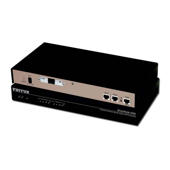 Patton SmartNode 5400 Series Manuals