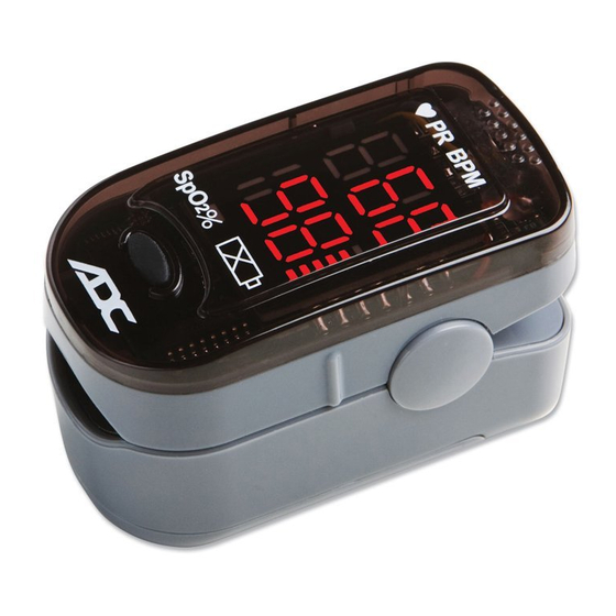 ADC Advantage Fingertip 2200 Directions For Use Manual