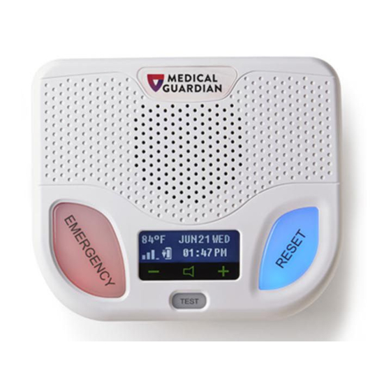 Medical Guardian Home Guardian User Manual & Quick Activation Manual