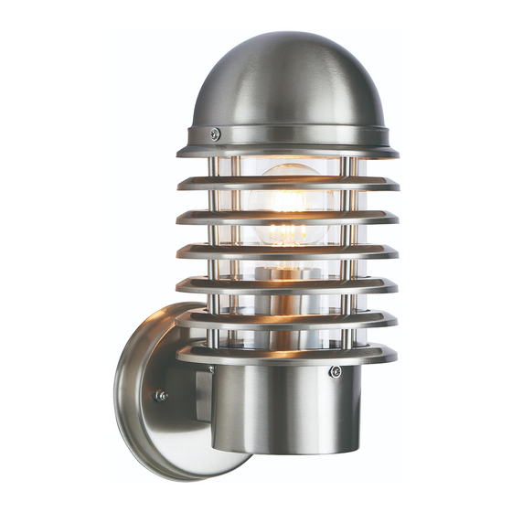 Saxby Lighting Louvre Outdoor Wall Fitting Instruction Manual
