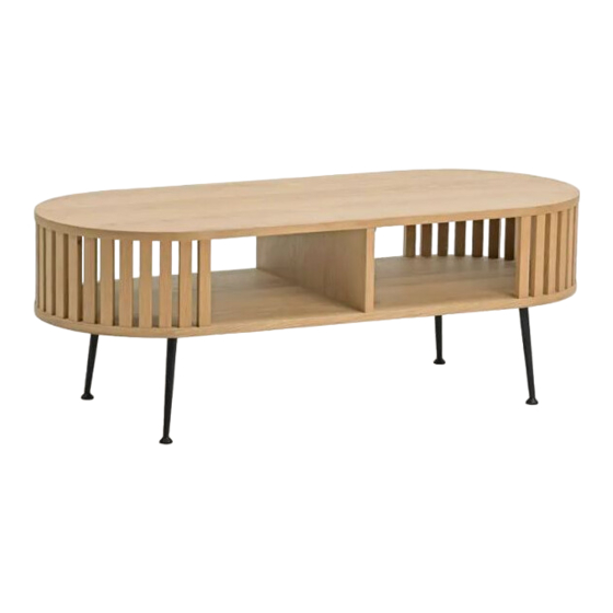 Matt Blatt Recap Coffee Table (Oak) User Manual