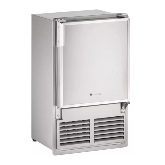 U-Line MRI121 User Manual & Service Manual