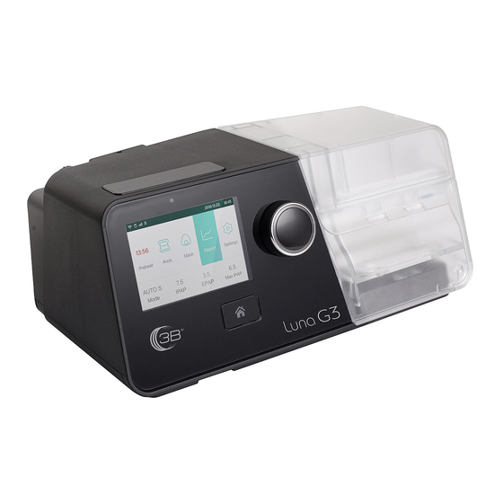 DirectHome MEDICAL BMC 3B Luna G3 APAP Quick Start Manual
