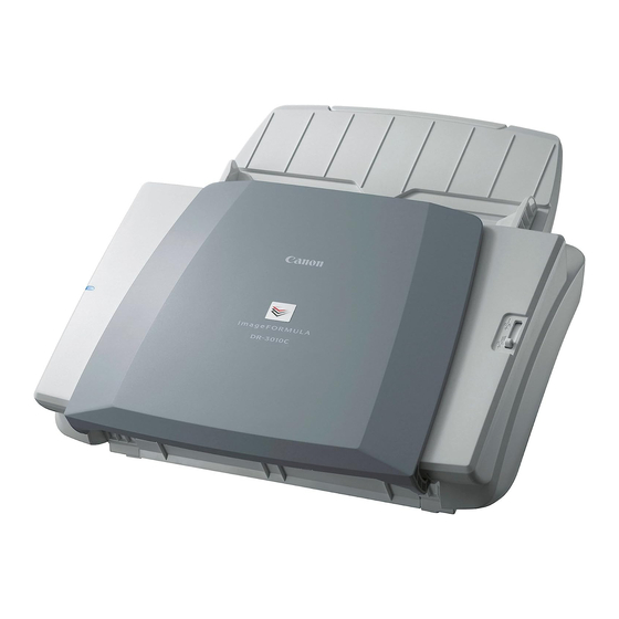 Canon imageFORMULA DR-3010C Easy Start Manual