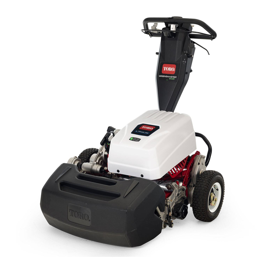 Toro Greensmaster e1021 Installation Instructions