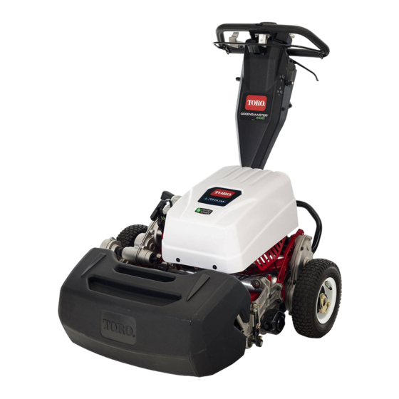 Toro Greensmaster e1021 Diagnostic Manual