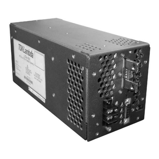 TDK-Lambda LZSA500-3 Installation Manual