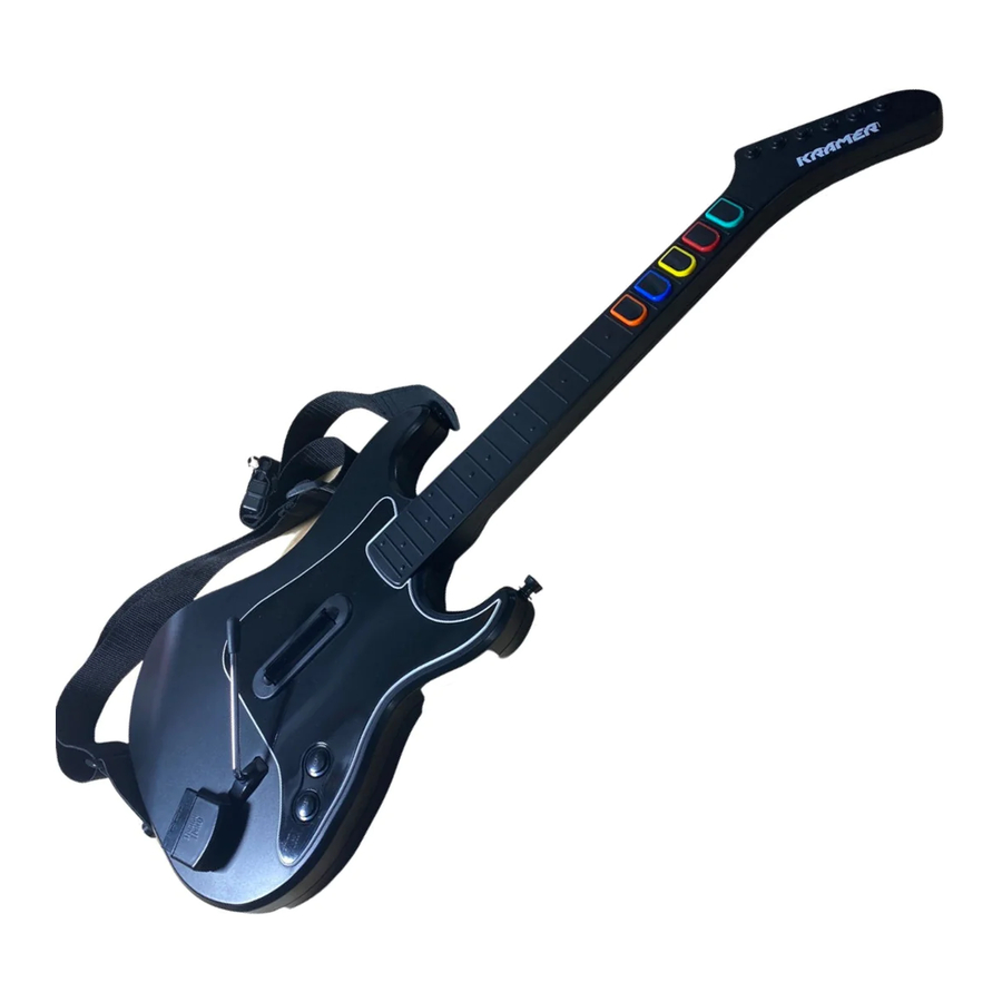 Activision Guitar Hero - Wireless Kramer Striker Controller Manual