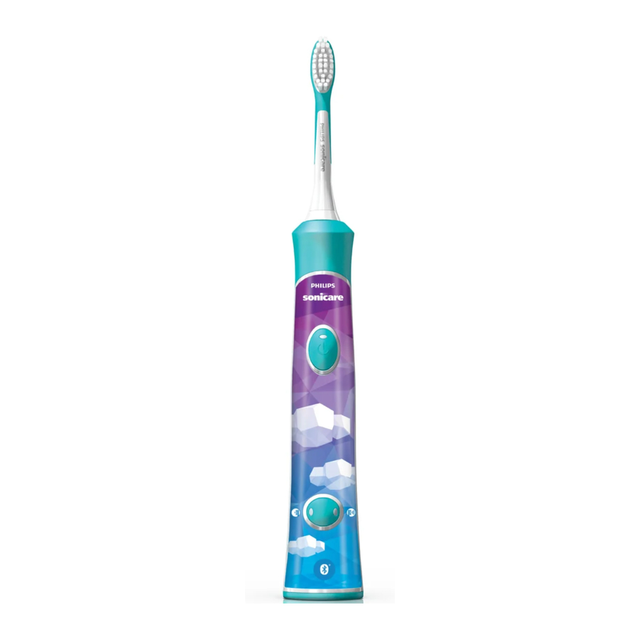 Philips Sonicare For Kids Rechargeable Electric Toothbrush Manual