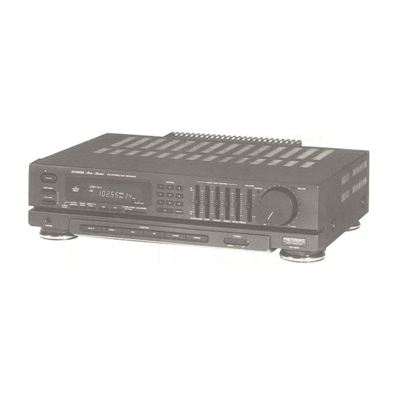 Fisher RS-9010 Service Manual