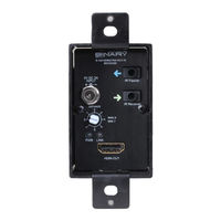 Binary B-320-HDMATRIX-RCV-W Owner's Manual