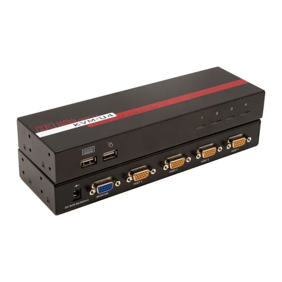 Hall Research Technologies KVM-U4 User Manual