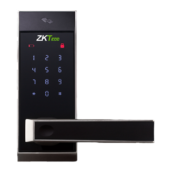 ZKTeco AL10B Bluetooth Lever Lock Manuals