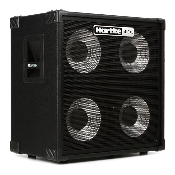 Hartke XL Series Owner's Manual