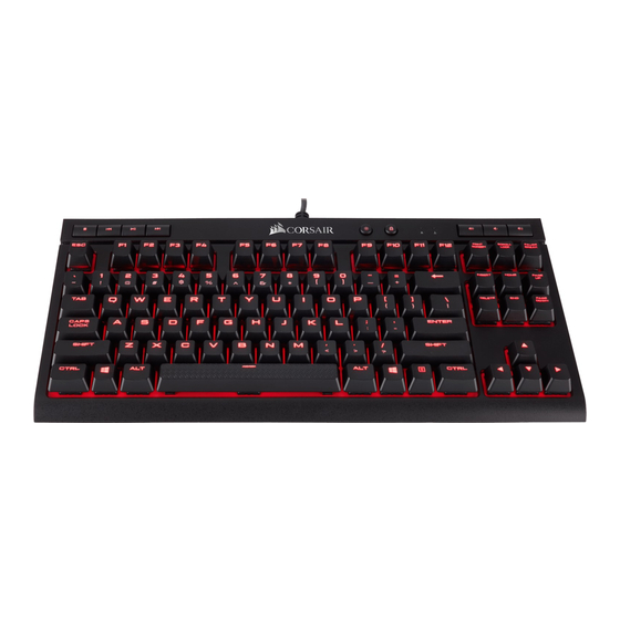 Corsair K63 Quick Start Manual
