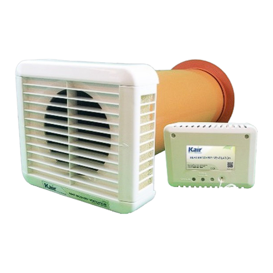 Kair KHRV150/12RH Installation & Maintenance Instructions Manual
