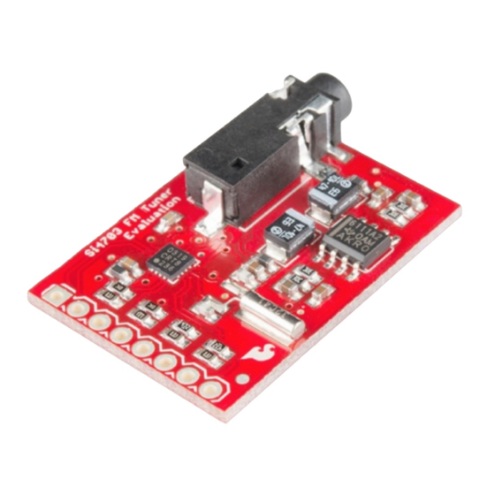 sparkfun Si4703 Hook-Up Manual