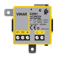 Vimar 03981 Manual