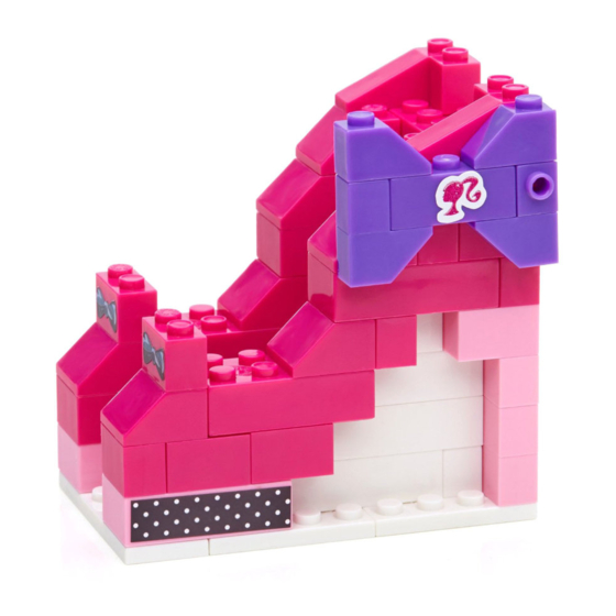 Mega Bloks Barbie Build'n Play Pink Building Tube Manual