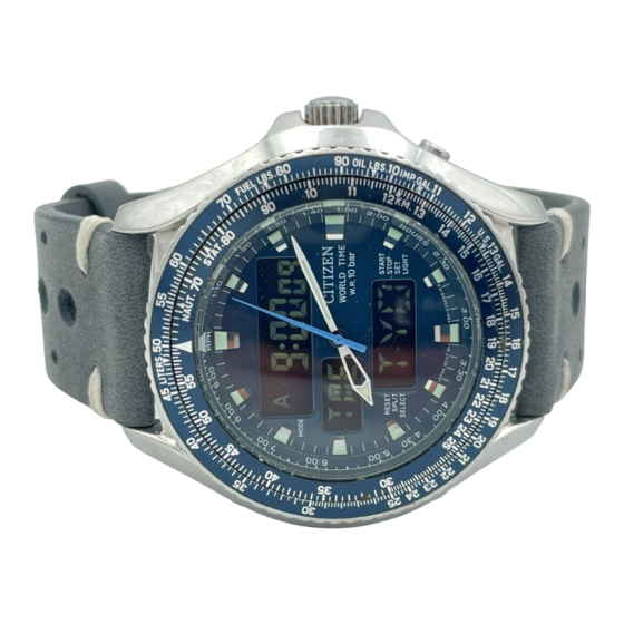 Citizen C460 Abbreviated Instruction