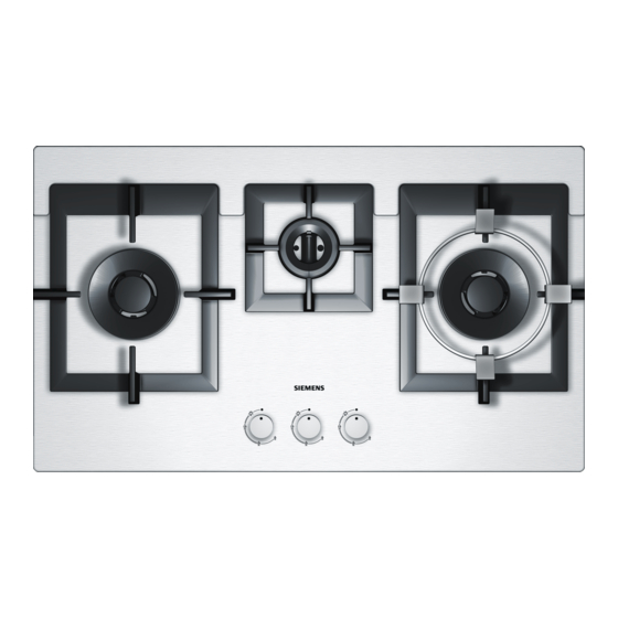 Siemens ER74232HK Installation And Operation Instruction Manual