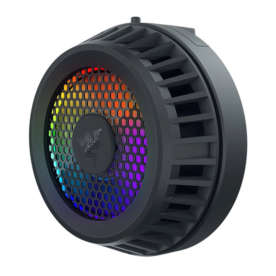 User Manuals: Razer Phone Cooler Chroma Cooling Fan