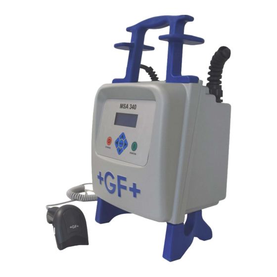 GF MSA 330 Instruction Manual