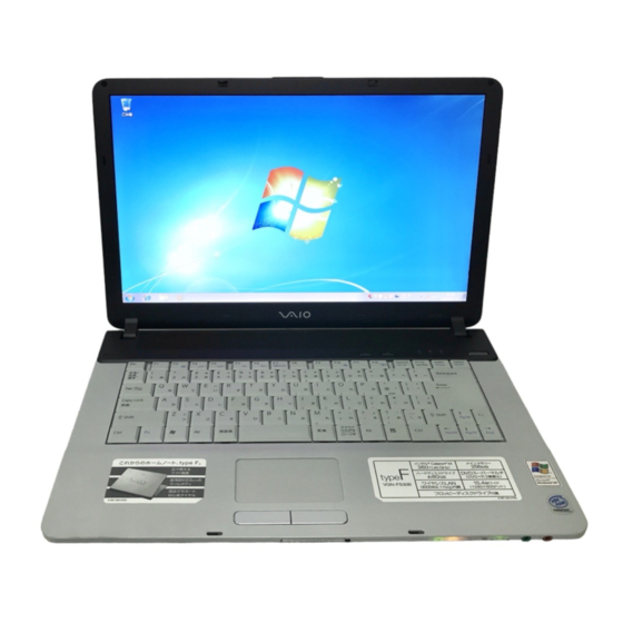 Sony VGN-FS315S Service Manual