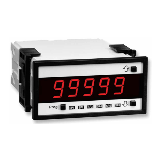 User Manuals: Texmate DI-50E Digital Panel Meter