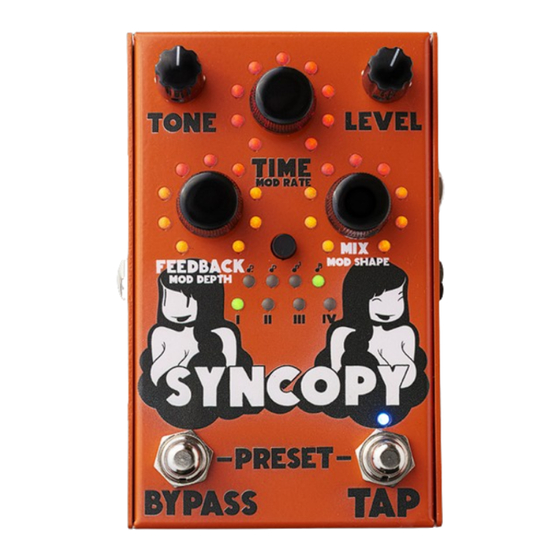 Stone Deaf Effects SYNCOPY Instruction Manual
