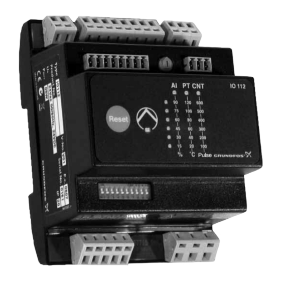 Grundfos IO 112 Installation And Operating Instructions Manual