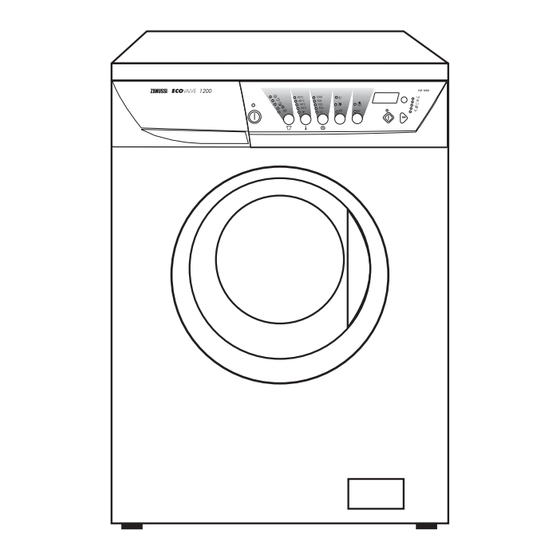 Zanussi FJE 1205 Instruction Booklet
