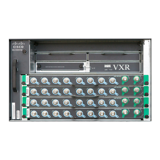 Cisco 7246VXR - uBR Router Manuals