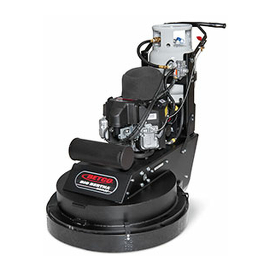 BETCO E12327-00 BIG BERTHA XSM30 Operator And Parts Manual