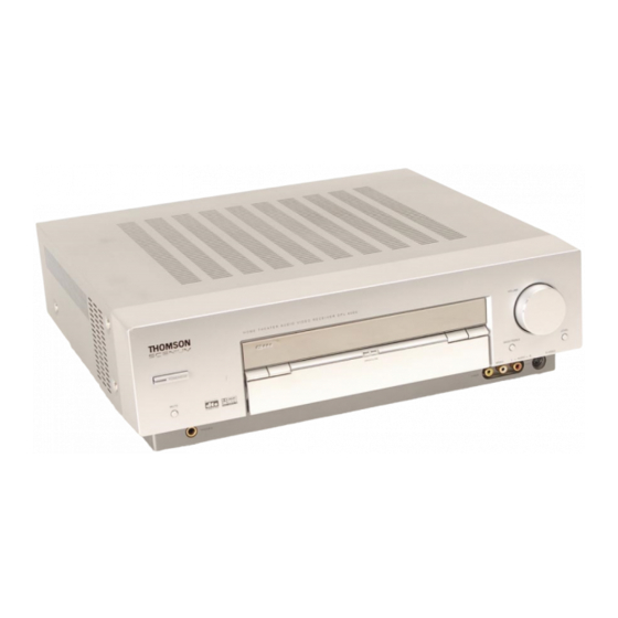 User Manuals: THOMSON Scenium DPL4000 Video Receiver