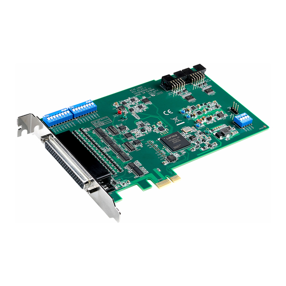 Advantech PCIE-1805 Manuals