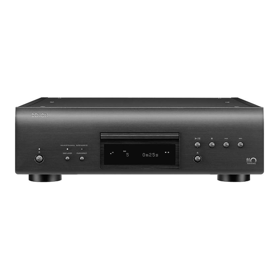 Denon DCD-A110 Quick Start Manual