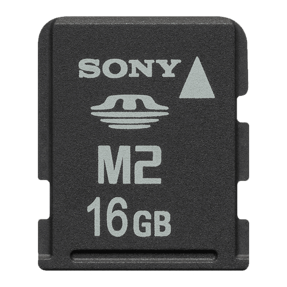 Sony MS-A16GU2 Operating Instructions