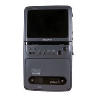 Sony GV-200 - Video Walkman Operating Instructions Manual