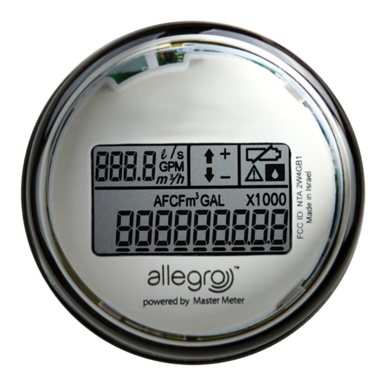 Master Meter Allegro Pit Installation Manual