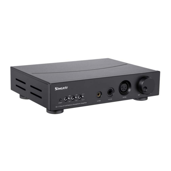 Singxer SA-1 User Handbook