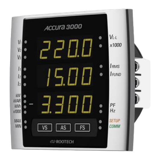 ROOTECH ACCURA 3000 User Manual
