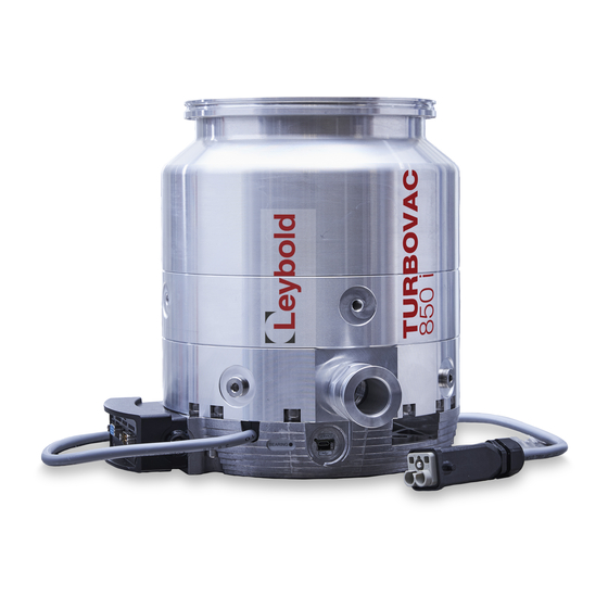 LEYBOLD TURBOVAC i(X) Manual