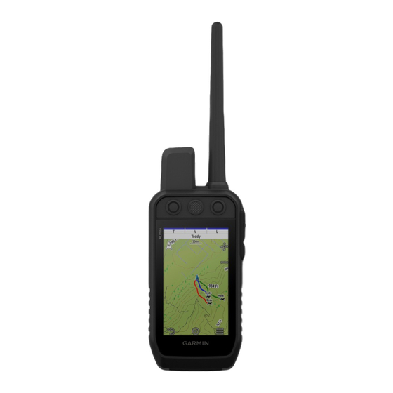 Garmin Alpha 300i Owner's Manual