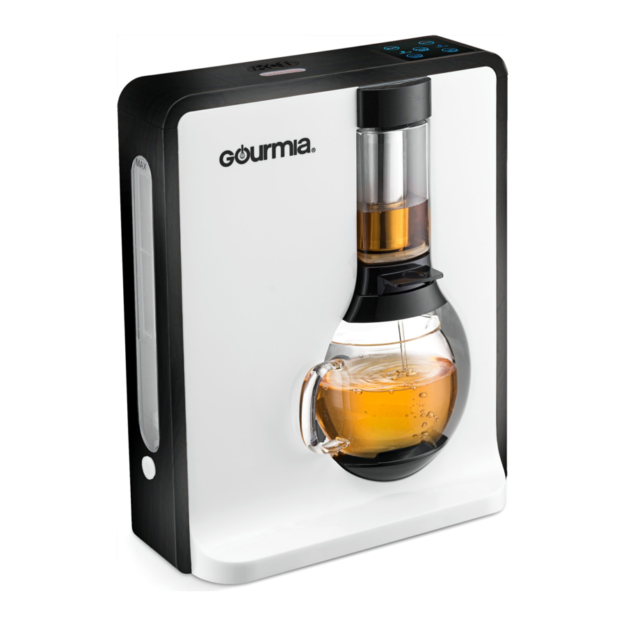 Gourmia GTC8000 - Tea-square Personal Brewing System Manual & Tea Recipes