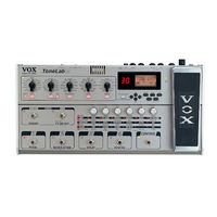 Vox Valvetronix ToneLab LE Owner's Manual