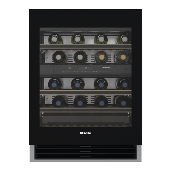Miele KWT 6322 UG-1 Operating And Installation Instructions