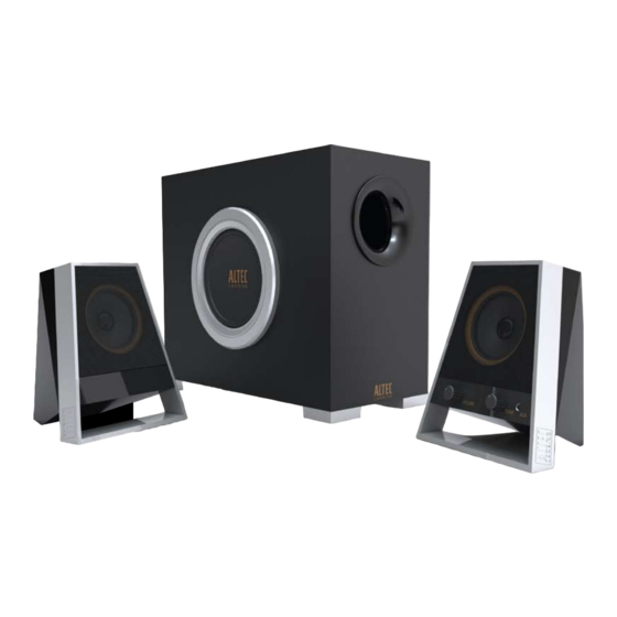 Altec Lansing VS2621 Installation