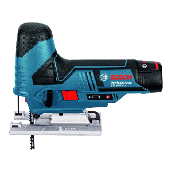 Bosch GST 10,8 V-LI Professional Original Instructions Manual